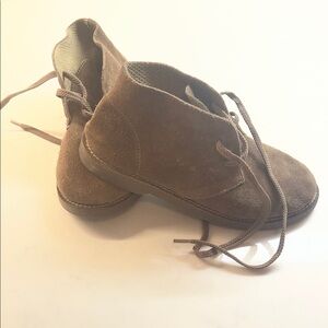 Boys Brown Suede Ankle Boots
